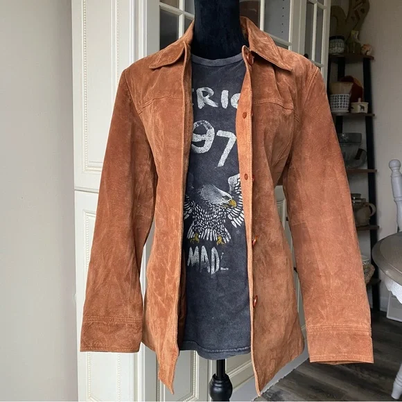 Vintage 70’s Style Leather Jacket - Picture 3 of 15